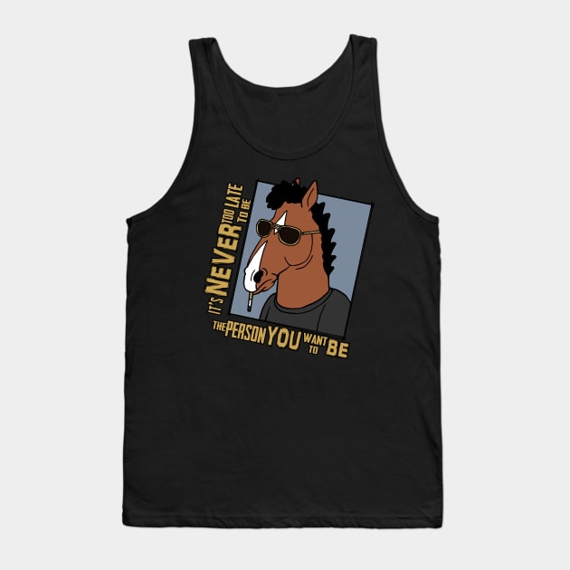 Never too Late Tank Top by rWashor
